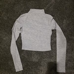 Lululemon All Aligned Mock Neck Long Sleeve in the Wee Are From Space Size 2